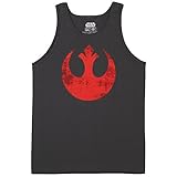 Star Wars Old Rebel Alliance Distressed Logo Adult Tank Top
