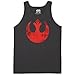 Star Wars Old Rebel Alliance Distressed Logo Adult Tank Top