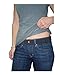 SkinniBelt For Women, The Original Elastic No-Show Belt, (Large, Black) Invisible Belt With Premium Webbing - Made In The USA