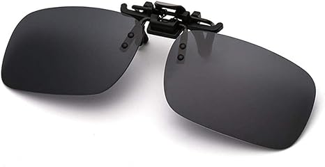 Clip On Flip Up Sunglasses Polarised UV400 Ultra Violet Lenses Pilot Style