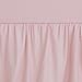 TILLYOU Crib Bed Skirt Dust Ruffle, 100% Natural Cotton, Nursery Crib Bedding Accessory Toddler Bedskirt for Baby Boys Girls, 14