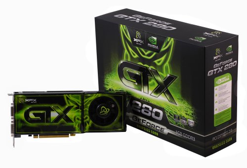 XFX GX280NZDF9 GeForce GTX 280 1GB GDDR3 602MHz PCI Express 2.0 SLI Ready Video Card - Dual DVI / S-video