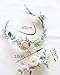 FIDDY898 Flower Crown Greenery Boho Headband Festival Wedding Flower Girl Headpiece Wreath Photo Hair Prop Set
