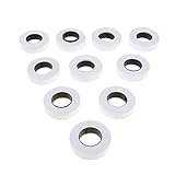 Prettyia 10 Rolls 5000pcs Price Labels for Mx-6600 Labeller Pricemarker Stickers