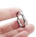 Tungary 3mm Mens Womens Tungsten Carbide Wedding Band Rings Engagement Promise Domed Size 3-12