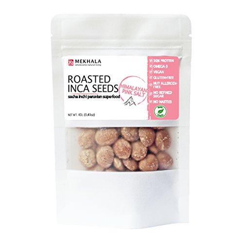 Mekhala (CLASSIC Sampler) Roasted Inca Seeds (Sacha Inchi) 40gm/1.41oz (Variety 4-Pack) 산들해 사차인치/印加果