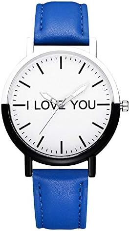 Couple Watches His and Hers Wrist Watches, Artificial Leather Strap Watches, Mens Womens Quartz Watches with Round Dial for Men Women Valentine's Romantic Gift by Wetour
