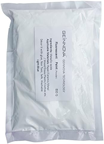 500 g Fluorescent Powder Glow in Dark Party wall decor Luminous Graffiti Pigment (Light-Blue)
