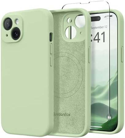 Amazon.com: Apple iPhone 15 Plus Silicone Case with MagSafe - Clay