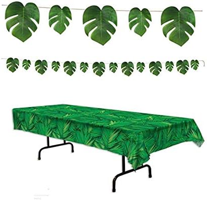 Amazon Com Fakkos Design Fiesta Party Supplies Luau Palm Leaf