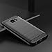 SCL Case Compatible with Samsung Galaxy J4 Plus,Exquisite Series-Carbon Fiber Design Protective Cover with Anti-Scratch and Shock-Absorption Technology-Black