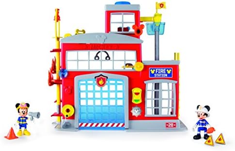 mickey firehouse playset