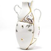 Seletti 09675 Kintsugi Porcelain Vase 13"