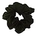 Maxfeel 100% Pure Muberry Silk Hair Scrunchie Multicolor (black)