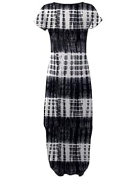 Vestido largo con estampado tie dye de JayJay para mujer con bolsillo largo