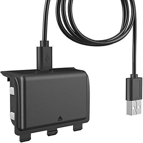 Xbox One Battery Pack 1600mAh Xbox Rechargeable Battery with 10ft USB Charging Cable for Xbox One X/ Xbox One S Controller