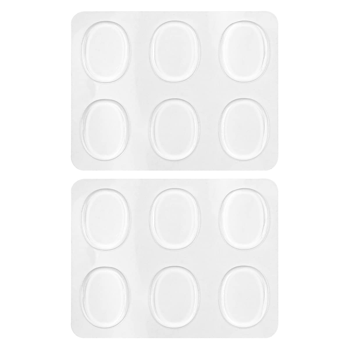 Alnicov 12PCS Drum Dampers Clear Drum Damper Gel Soft Drum Mute Gel Drum Silencer Pads for Drums Tone Control