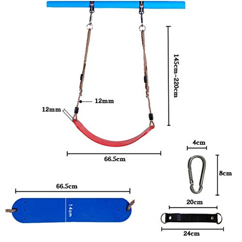 xiaodou Gartenschaukel Outdoor-Sitz Schaukel Kinderspielzeug Stuhl Sicher und langlebig Hauptspiel Freizeit Baum… – Bild 3