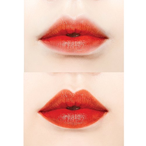 ETUDE HOUSE Dear Darling Water Gel Tint 4.5g (OR207) - Long Lasting Vivid Lip Color Tint, Mineral & Vitamin Extracts Makes Lip Moist and Lively