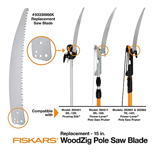 Fiskars 93336966K Tree Pruner Replacement Saw Blade, For Fiskars Tree