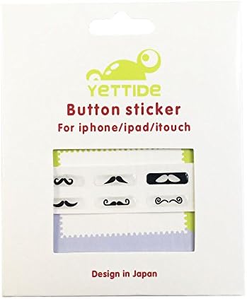 ECOZHome Button Sticker for Samsung Galaxy S4 / S5 / Note 2 (Mustache)
