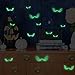 Halloween Wall Decal with Evil Eyes Glow in Dark Stickers for Halloween Home Decorations, 23 Packs