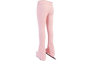 LIUHUO Figure Skating Spiral Jacket Pants Fleece Pants for Girls Black Pants for Women