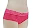 Woman's Microfiber Boy Short Hipster Panties with Lace Trim Value Pack (7 Pack)