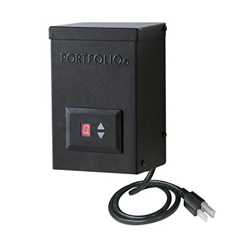 Portfolio Multi-Tap Landscape Lighting Transformer with Digital Timer