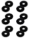 YMC Guitar Protector Premium Strap Locks (6 Pair) Black