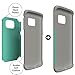 Galaxy S7 Edge Case, Enther [Snug Cushion] Rugged Heavdy Duty Protection Armor Dual Layer Hybrid Full Body Protective Case-Slim Fit-One Year Warranty-Color: Teal