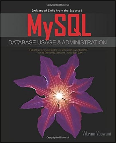 MySQL Database Usage & Administration MySQL Database Usage & Administration