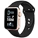 Rabini Compatible with Apple Watch Band 44mm 42mm, Replacement Accessory Sport Band for iWatch Apple Watch Series 4, Series 3, Series 2, Series 1, Black, M/L