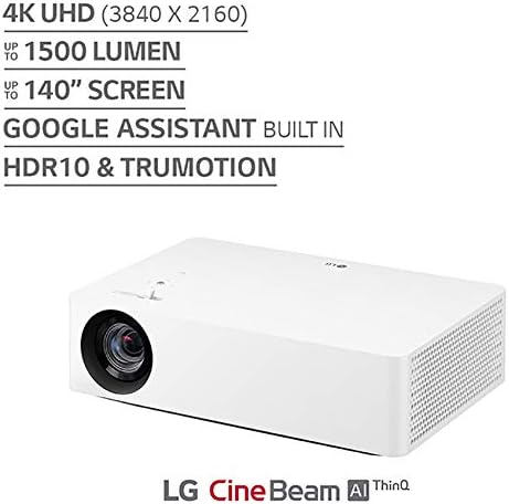 LG HU70LA 4K UHD Proyector de Cine en casa Inteligente con ThinQ ...