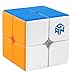 D-FantiX GAN249 V2 2x2 Magnetic Speed Cube Stickerless GAN 249 2x2x2 Magic Cube Puzzle Toy (49mm)