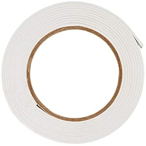 Amazon Brand – Solimo Double Sided Foam Tape (length 3m, width 24mm)