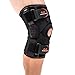 McDavid PSII Bi-Lateral Geared Polycentric Hinged Knee Brace Support, Improves Medial and Lateral Stability, Reduces Injury and Assists in Recovery, Black, Small