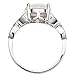 Jude Jewelers Rhodium Plated Fire Opal Wedding Engagement Ring Size 4-12 (8)