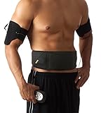 Sunmas Sm9065 Full Body Electronic Muscle Stimulation Toning Massager with Massage Belt and Arm Band -black