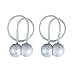 Akida Silver Magnetic Curtain Tiebacks (1)