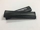 Hongyingcar 2pcs Car Seat Belt Carbon Fiber Cover Shoulder Pad Cushion For Infiniti