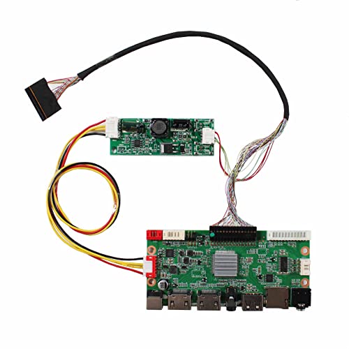 VSDISPLAY USB SD LCD Driver Board VS-CS56S2 Work for 12.3 Inch LVDS 40 Pin LCD Screen 1920x720 HSD123IPW1-A00