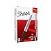 Sharpie Super Twin Tip Fine Point and Chisel Tip Permanent Markers, 12 Black Markers (36201)