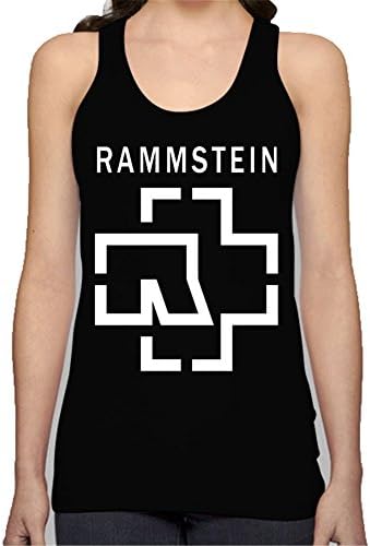 JYTees Tshirt Rammstein Fe Black Womens Longer Length Fitted Tank Cotton Sleeveless A0287