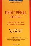 Droit pénal social, 5e éd.: Droit pénal du travail et de la sécurité sociale (CORPUS - SERIE) by 