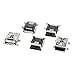 uxcell 5 Pcs Mini USB Type B Female Port 5-Pin 180 Degree SMD SMT PCB Jack Socket