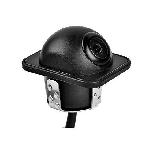 TURBO Car Flush Mount Rear View & Side View Dual Use Backup Camera (Waterproof Ip67 / Color CCD / 170 Degree Viewing Angle / Distance Scale Line)