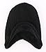 Home Prefer Baby Toddler Boys Winter Hat Fuzzy Fleece Knitted Beanie Hat with Visor Earflaps Hat Black 3-24 Months
