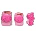 eNilecor Kids Knee Pads, Child Protective Gear Set, Toddler Knee Elbow Pads Wrist Guards for Skateboarding Inline Cycling Roller, Rollerblade, Skates, Skateboards,Scooters (Pink, Medium)