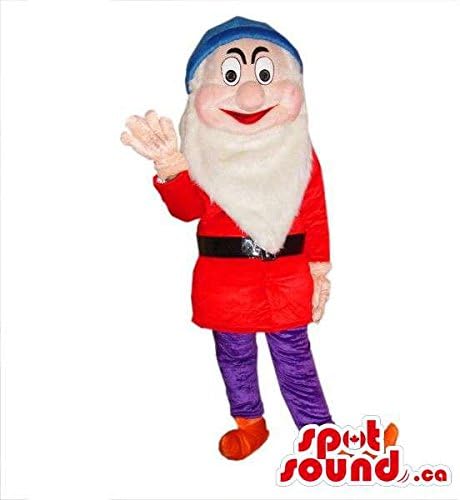 SpotSound Snow White and The Seven Dwarfs Mascot US in Red Gear